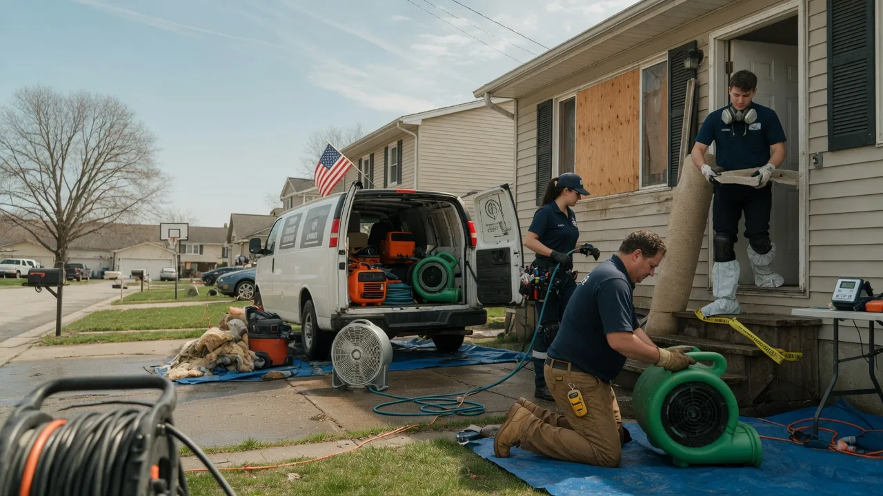 Water Damage Restoration in Grovertown, IN near me